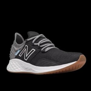 New Balance Fresh Foam Roav v1 Running Mens Black Grey Gum Brown White